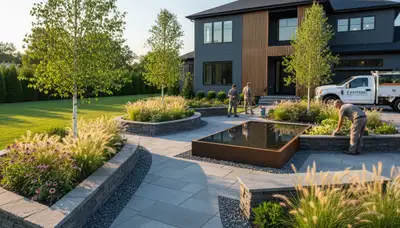 Landscaping service in Staten Island, NY for professional lawn care and property maintenance