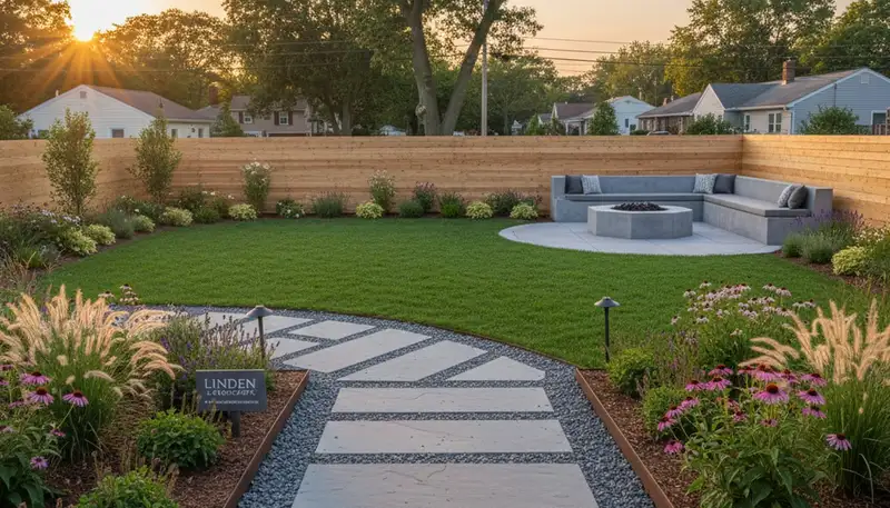 Landscaping crew serving Staten Island, NY with professional lawn care and property maintenance