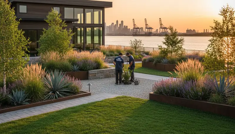 Landscaping services in Staten Island, NY for lawns, gardens, and property maintenance