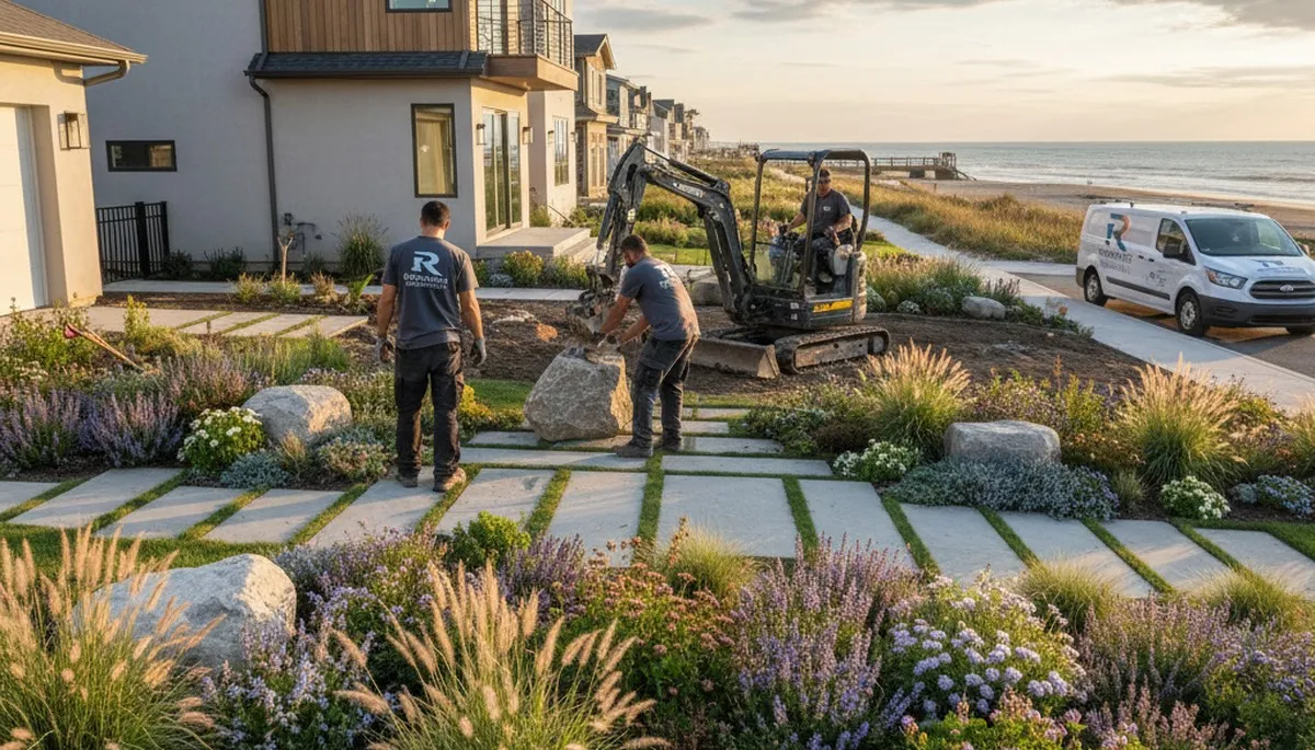 Landscaping service in Staten Island, NY for residential and commercial outdoor maintenance