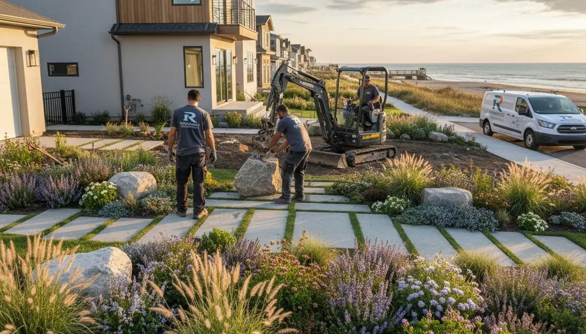 Landscaping service in Staten Island, NY for residential and commercial outdoor maintenance