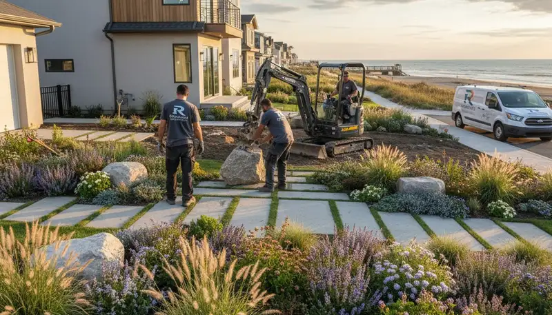 Landscaping service in Staten Island, NY for residential and commercial outdoor maintenance