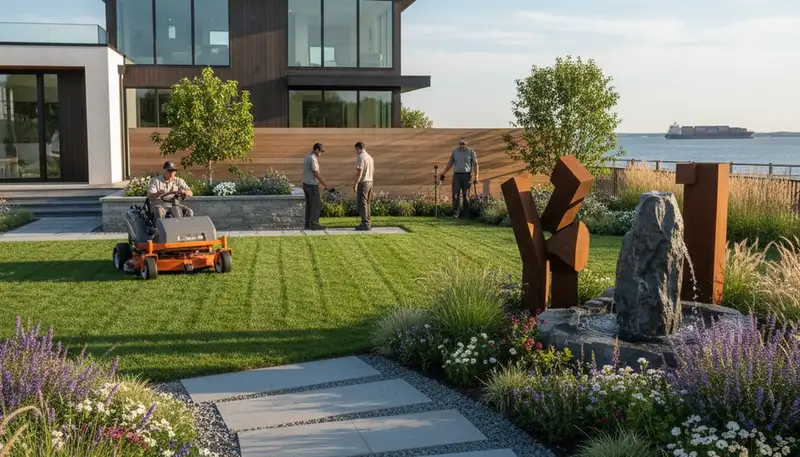 Landscaping service in Staten Island, NY for residential and commercial properties
